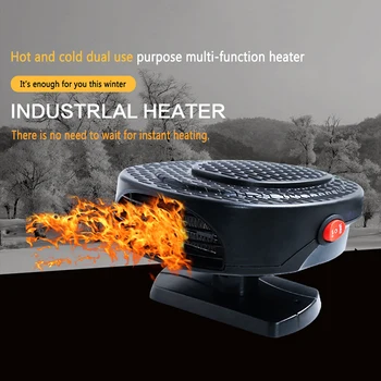 

New Portable Auto Car Air Heater Electric Heating Ventilator Defrost Warm Air Blower For 12V/24V Vehicle