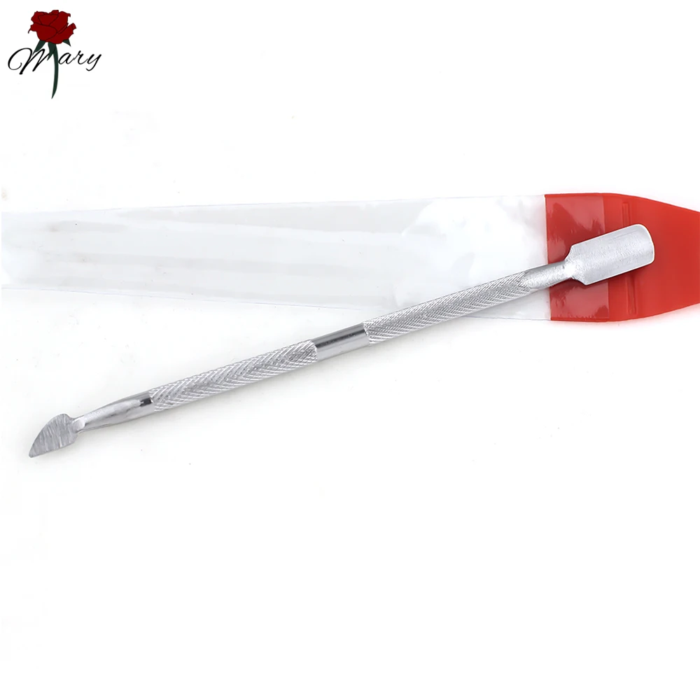 

Rosemary Double Head Stainless Steel Cuticle Nail Pusher Scraper Remover Manicure Nail Care Pedicure Tool Dead Skin Removal