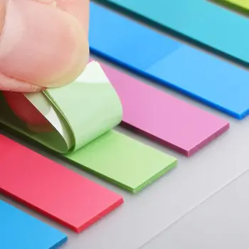 

10 Colors PET 200 Sheets Index Tabs Flags Sticky Note Page Marker Stickers Stationery Office School Suppies