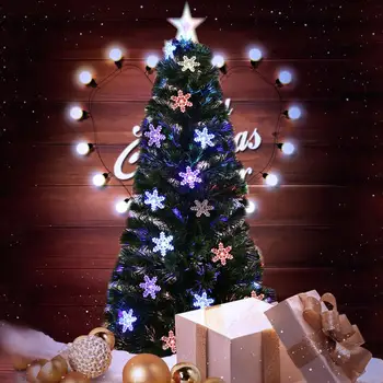 

Christmas Tree Artificial Decoration LED Snowflake Light for Home Party Room New TN88