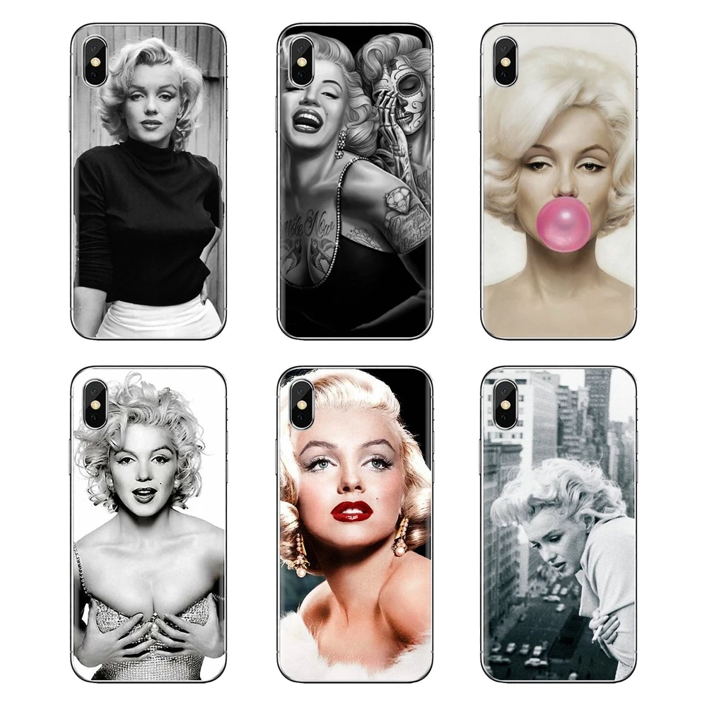 Мэрилин Монро Pin Up Pinup Girl для Xiaomi Mi3 samsung A10 A30 A40 A50 A60 A70 Galaxy S2 Note 2 большое ядро Prime
