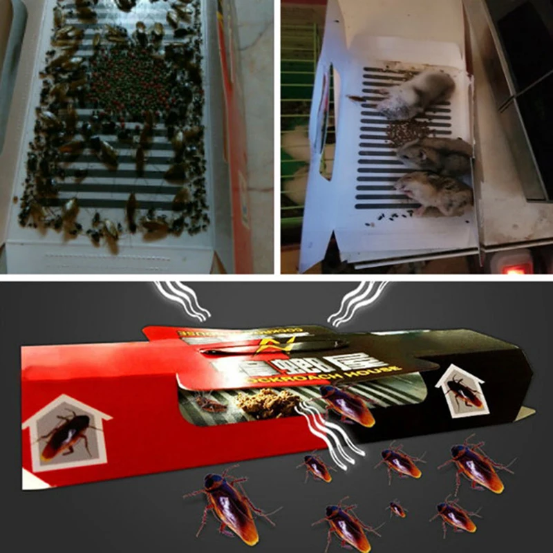 Trampa para cucarachas, casa de cucarachas, cebo, trampa para insectos, repelente de plagas