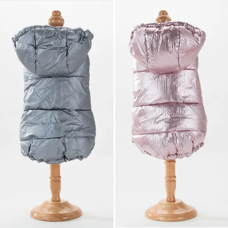 Winter Pet Dog Clothes Dogs Warm Down Jacket Coat Thickened Puppy Cat Clothing Cotton Coat For Little Medium Dogs Winter Supply