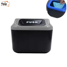 YOLU автомобильный мусорный бак для мусора привлекательное мусорное ведро авто Органайзер коробка для хранения мусора Gargage держатель для mercedes для Lada автомобильные аксессуары