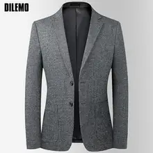 Top Grade New Designer Brand Casual Fashion Elegant Jacket Slim Fit Blazer For Men Business Stylist Suit Coat Men's Clothes Top Grade New Designer Brand Casual Fashion Elegant Jacket Slim Fit Blazer For Men Business Stylist Suit Coat Men's Clothes