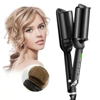 

Ceramic Hair Curling Irons 32mm Deep Wave Professional Salon Hair Curlers Triple Barrel Big Wave Curling Hair
