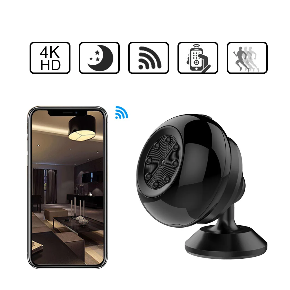 SQ17 4K wifi мини камера инфракрасного ночного видения 1080P микро видео аудио