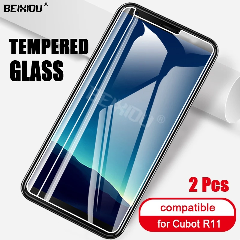 2 шт Полное закаленное стекло для Cubot R11 защита экрана 2.5D 9h защитная
