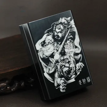 

20 Pieces Of Super Thin Men's Laser God Of Wealth Zhao Gongming Cigarette Box