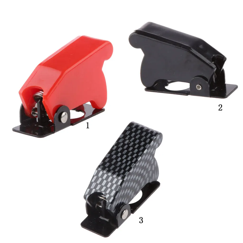 Light Toggle Rocker Switch Cover Guad Dustproof Proctector Car Red