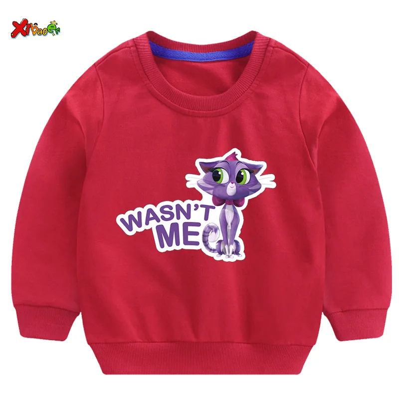 Свитшоты для девочек; коллекция года; осенние детские свитшоты для мальчиков; осенний свитер для малышей с героями мультфильмов; толстовки для малышей с изображением щенков и приятелей; пуловер - Цвет: sweatshirt red