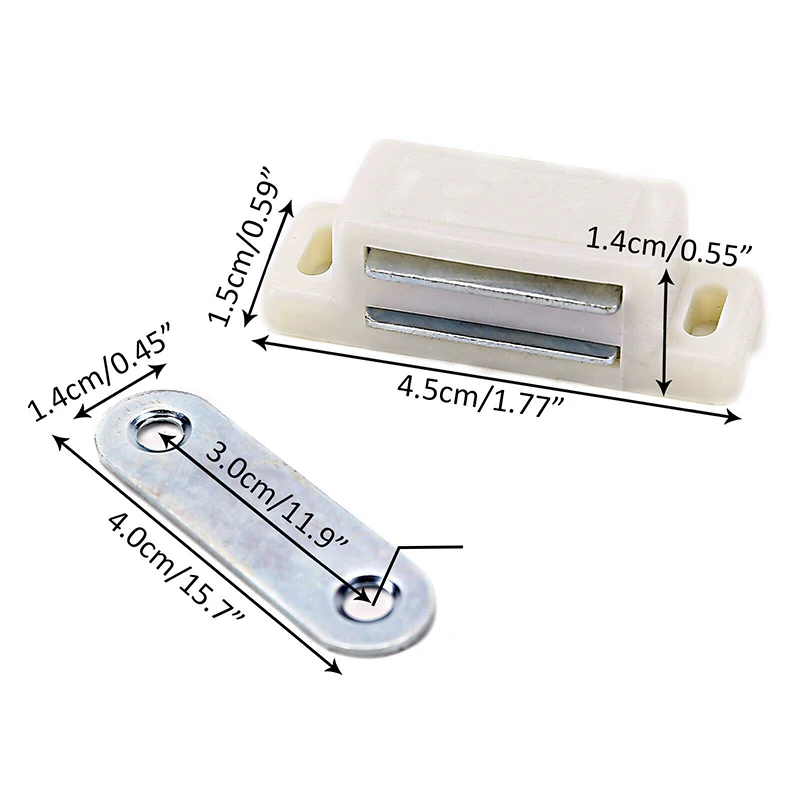 Strong Magnetic Door Catch Magnet Latch For Wardrobe Kitchen Cabinet  Cupboard