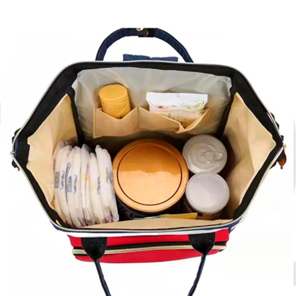 Fashion Large Capacity Nappy Bag Mummy Maternity Nappy Bag Travel Backpack Nursing Bag for Baby Care Women's Fashion Bag J75