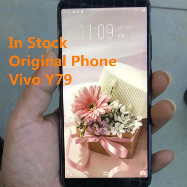 Мобильный телефон Vivo Y79, 4G LTE, Android 7,1, Snapdragon 625, 5,99 дюймов, 1440x720, 4 Гб ram, 64 ГБ rom, Мп+ Мп, Fingerprin