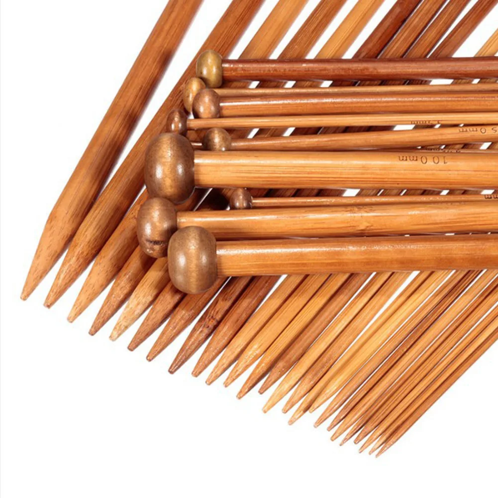 18 пар швейных вязальных игл плетение пряжа домашняя бамбуковая бытовая Ручка крючком ремесла