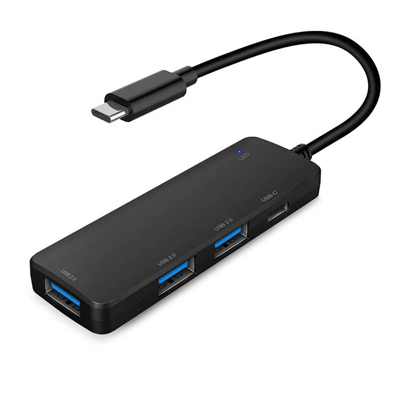 Сверхтонкий usb хаб от Type C до 3 мини порт порта USB 2 0 концентратор USBC зарядка для