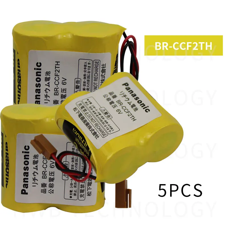 5X Новый фирменный аккумулятор с разъемом 2P 6 в 5000 мАч ПЛК FANUC литиевые батареи