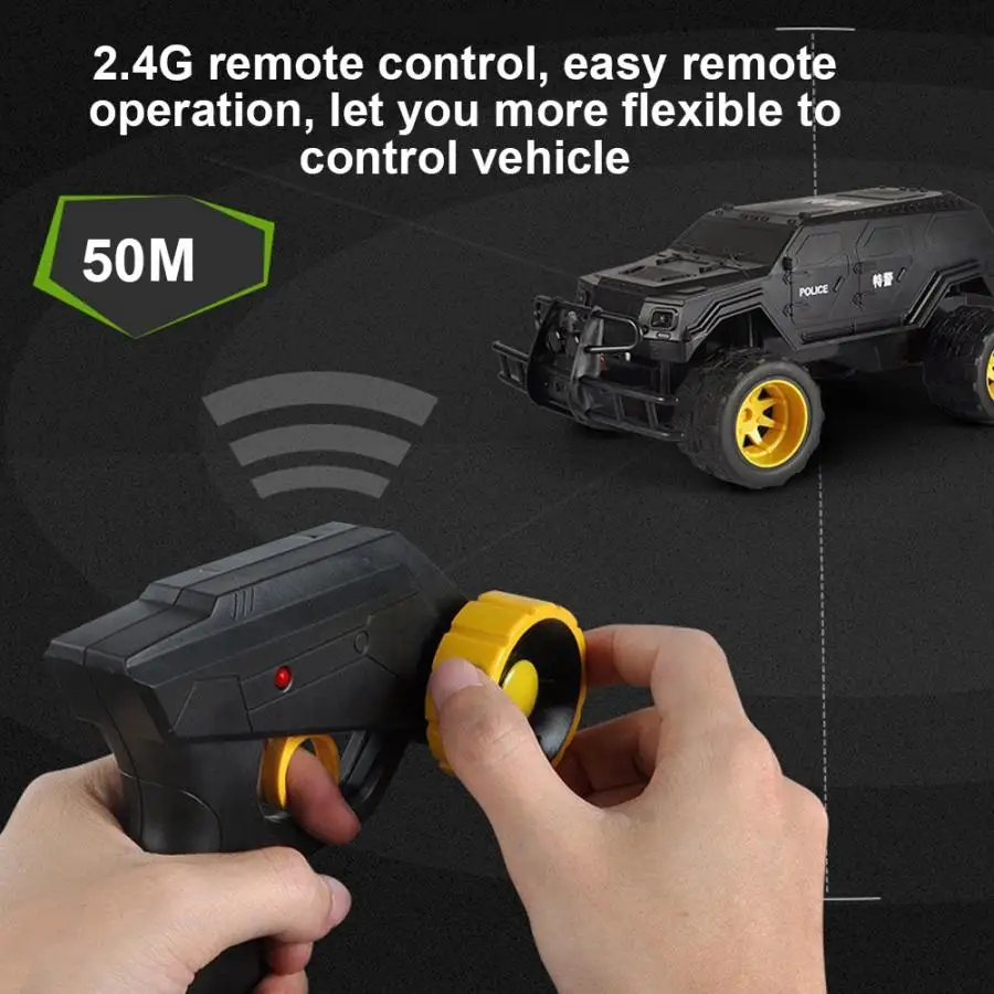 1/12 2,4G RC взрывозащищенные автомобили дистанционного управления с противоскользящей резиновой шиной Радиоуправляемая машина для детей мальчиков подарки