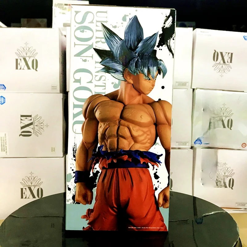 Dragon ball bandai figuras prata cabelo goku migatte não gokui figura de  ação coleção modelo bonecas brinquedos crianças presentes - AliExpress