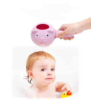 

Plastic Cartoon Baby Wash Hair Cup Baby Take A Shower Bailer Shower Bath Cup