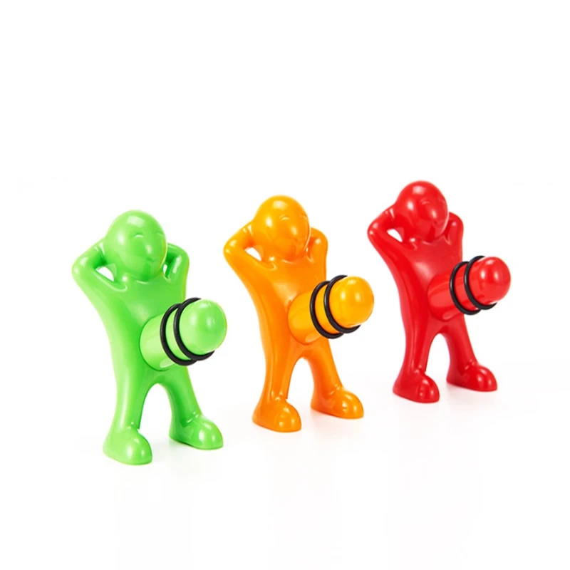 10pcs/lot Creative Red Wine Bottle opener Stopper Plug corkscrew Openers Beer bottle opener Funny Party Gift 3 colors