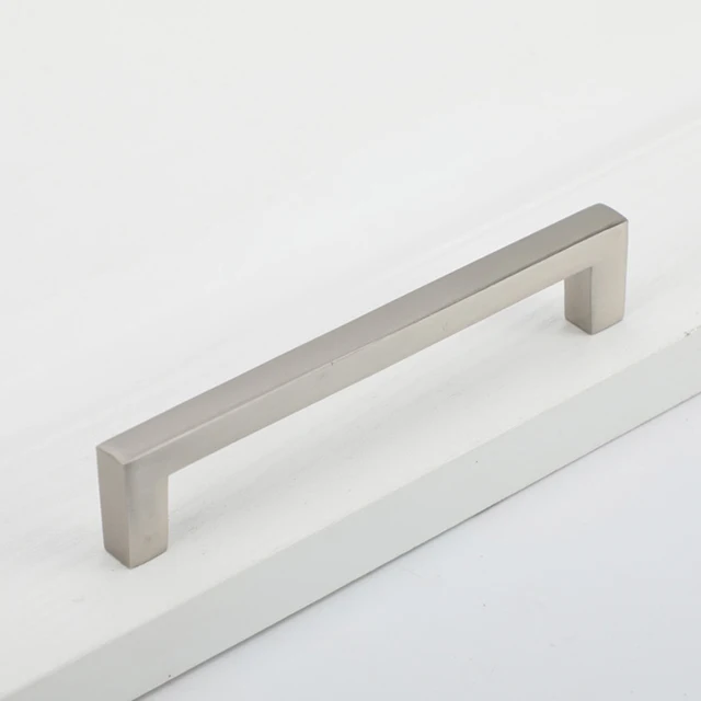 ที่จับตู้ ที่จับประตูห้องครัว ลูกบิดลิ้นชัก อลูมิเนียมอัลลอยด์ ที่จับประตูตู้เสื้อผ้า แปรงฮาร์ดแวร์สไตล์โมเดิร์น 4