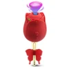 With Butterfly Rose Sucking Vibrator 2 in 1 Nipple Oral Clitoral Suction Cup G Spot High Frequency Stimulator Sex Toys for Women 1