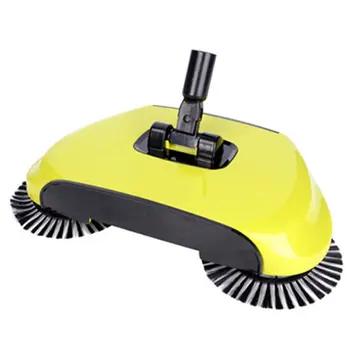 

Broom Mop Garbage Shovel Three in One Household Hand Pushing Sweeper No Electricity Sweeping Set Colorful
