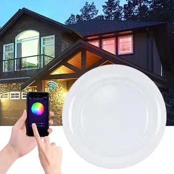 

AC85-265V RGB+WW 60W LED Smart Ceiling Light 15 Inch Multi-Color Dimmable With Wifi Voive Control Lighting For Home Indoor Use