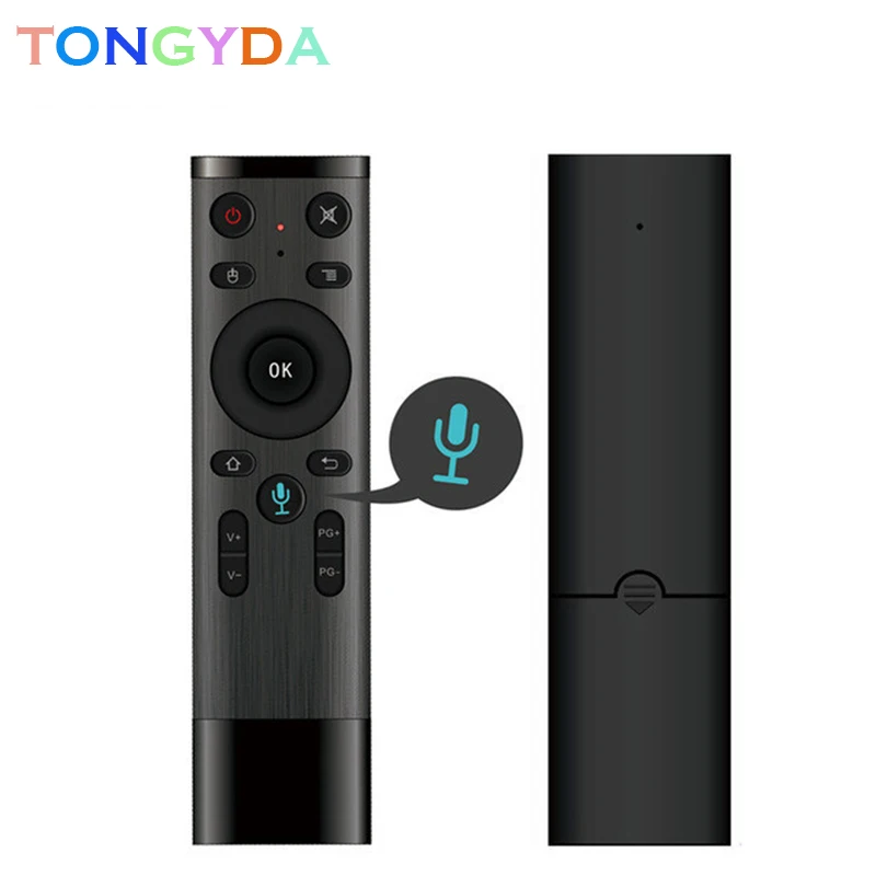 

Q5 Wireless Voice Air Mouse with 2.4G Wireless 6 Axis Gyroscope Microphone IR Remote Control For Android tv Box,Laptop,PC