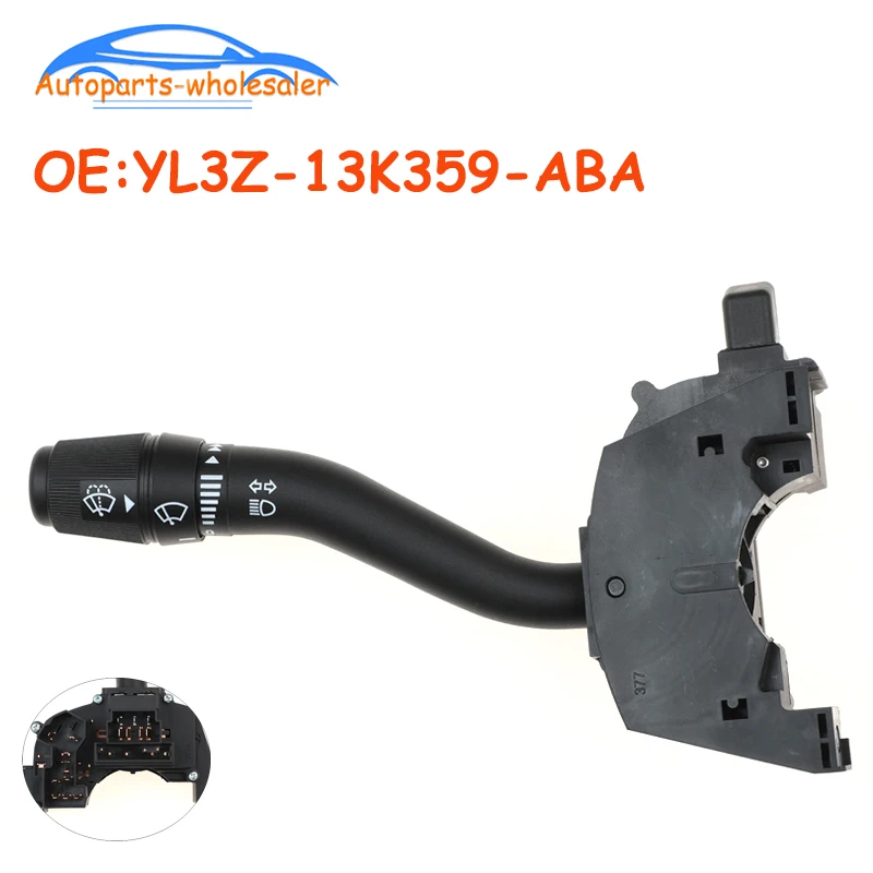 Car YL3Z13K359ABA Turn Signal Windshield Wiper Lever Switch Ford Explorer F150