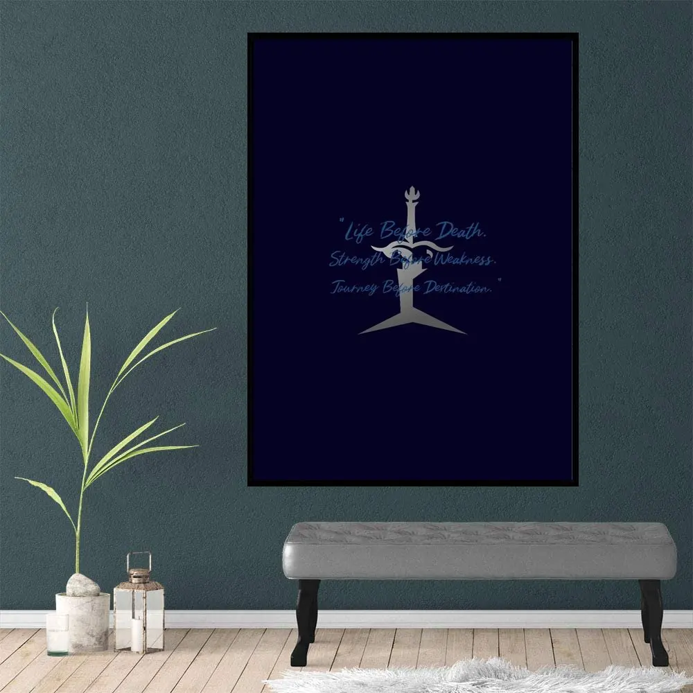 The Stormlight Archive Knights Radiant ShardBlade Canvas Prints Wall Art Modern Stretched Gallery Wrap Print | Дом и сад