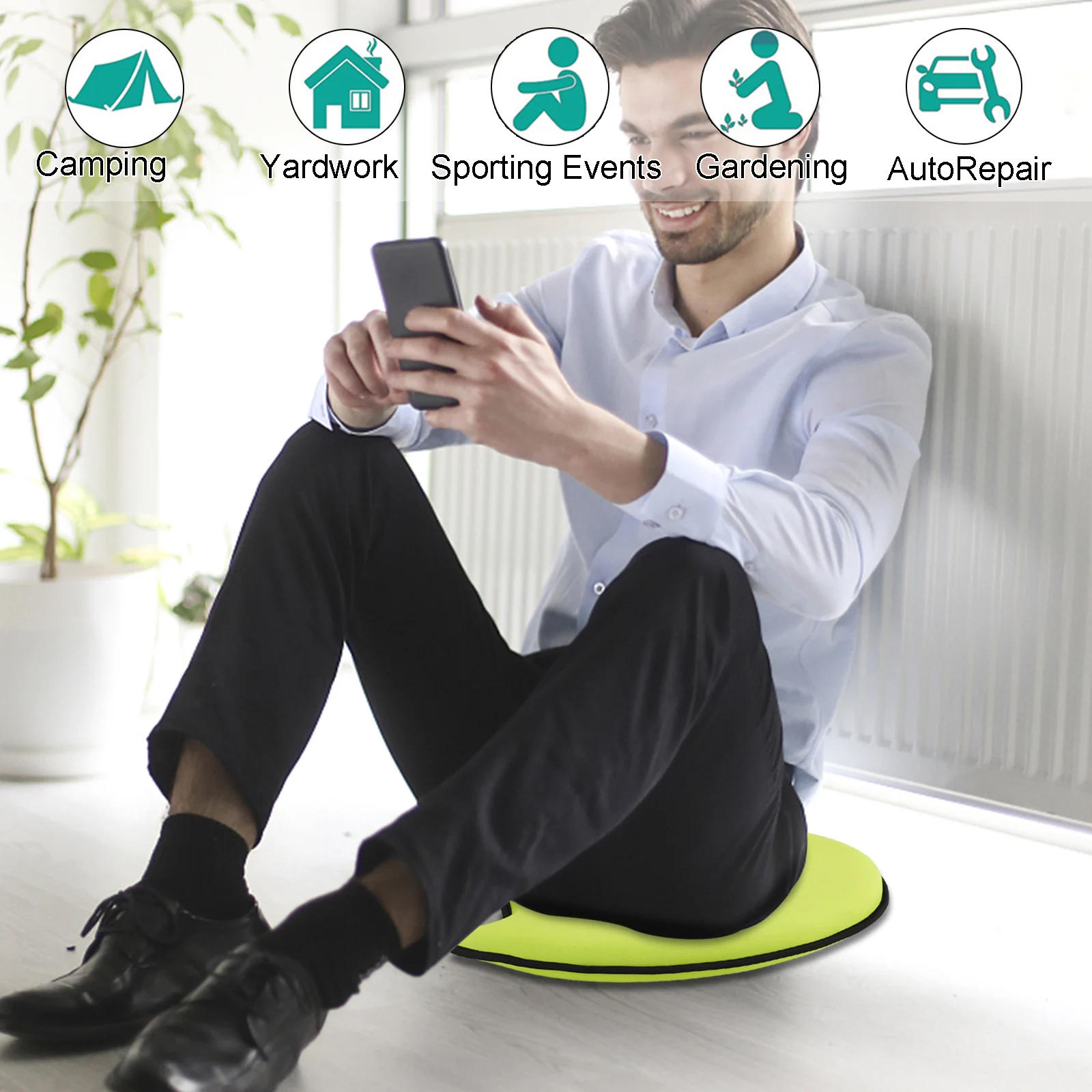 

Garden Kneeler Pad Kneeling Mat High Density Foam Thick Pad Kneeler Knee Cushion Mat Kneeling Kneel Protection Garden Garag