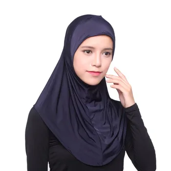 

Muslim Women Islamic Hijab Inner Cap Wrap Headwear Shawl Long Soft Scarf