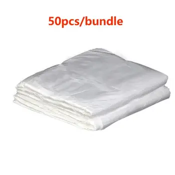 

50/100PCS Disposable Hairdressing Shawl Perm Dyed Hair Transparent Disposable Scarf Waterproof Membrane Cloth Haircut Neck Cape