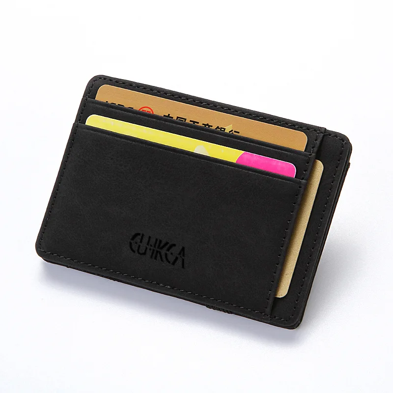 

2019 Korean Style Creative Magic Wallet Men Wallet Casual Credit Card Bag Small Zipper Coin Purse Short Paragraph Men Wallet