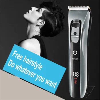 

USB Electric Hair Trimmer Waterproof Full Body Washable Rechargeable Cordless Hair Clipper Razor Men Haircut Tool Set
