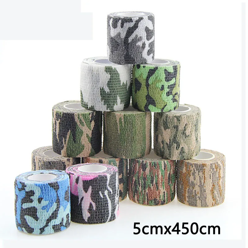 AOLIKES-5CM-450CM-Self-Adhesive-Elastic-Bandage-Non-woven-Fabric-Kinesiology-Tape-Protective-Gear-Knee-Elbow