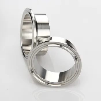 

51mm 2" Tube O/D x 2" Tri Clamp Height 304 Stainless Steel Sanitary Weld Ferrule Connector Pipe Fitting
