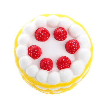 

Cute Strawberry Cake Squishy Super Slow Rising Soft Kid Toy Stress Relieve Gift QX2D