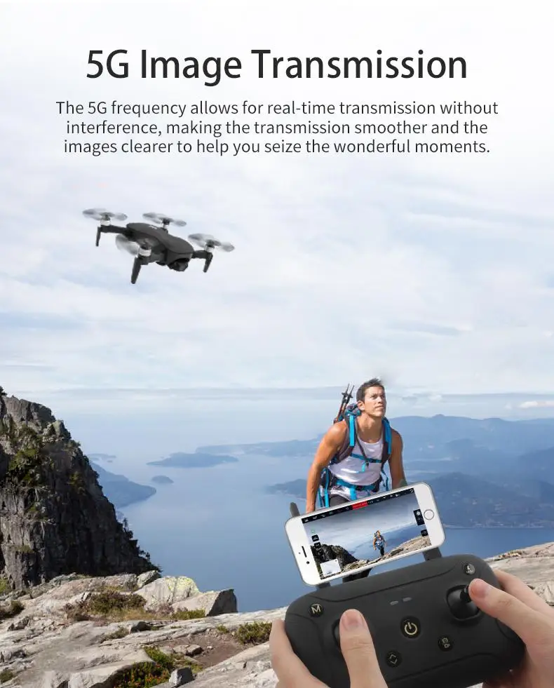 JJRC X12 GPS Drone 5G WiFi FPV Brushless Motor 1080P HD Camera GPS Dual Mode Positioning Foldable R