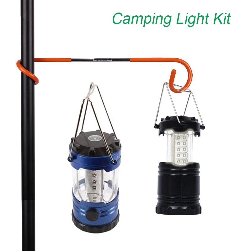 Lantern Hook Lamp Hanger Tent Hooks Camping Light Hanging Light Outdoor LampSolar Lamps