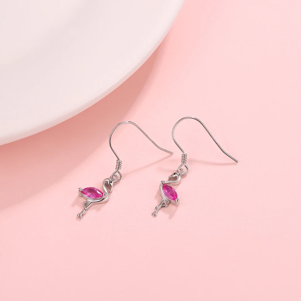 Orecchini Pendenti In Quarzo Rosa – Pietra Naturale, Design Contemporaneo