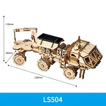  Robotime ROKR DIY 3D Wooden Puzzle Gear Model Building Kit Toys Gift for Children Teens 
