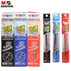Recambios de tinta de Gel para escuela y oficina, varillas de Gel de 0,5mm, recambios de tinta negra/azul/roja, suministros de examen, papelería, palo de firma, 20 unids/set por juego