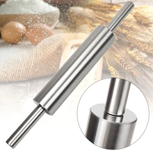 Антипригарное тесто для муки скалка для торта кухонный инструмент для выпечки домашнее печенье руководство из нержавеющей стали лапша пирог корка кондитерские изделия