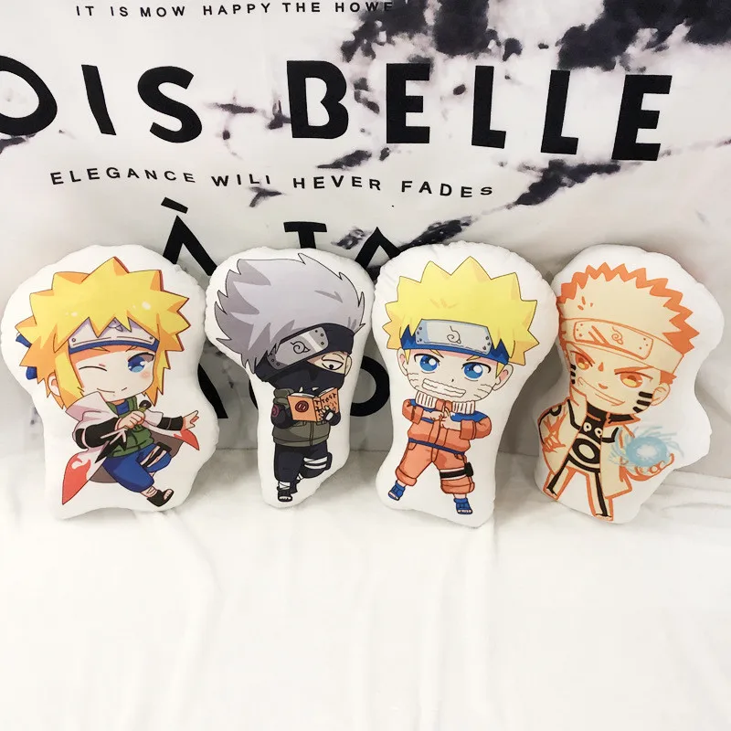 Anime Shippuden Double Sided Special Shaped Manga Plushies Pillow Cushion Uzumaki Namikaze Minato Cartoon Stuffed Plush Doll Toy | Игрушки и