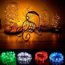

1/5/10M Led String Lights Copper Wire USB Powered Fairy Starry Light Waterproof Home Party Christmas Holiday Decor Lamp