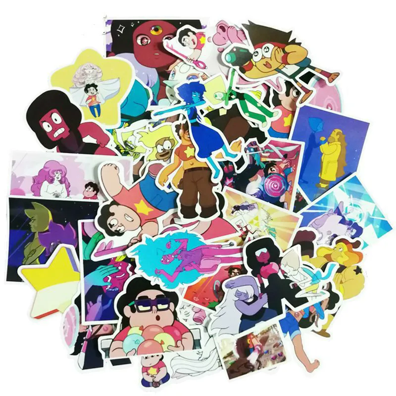 

32PCS Pack New Steven Universe Stickers Set Toy Sticker for Luggage Skateboard Laptop Motorcycle PVC Waterproof Sticker