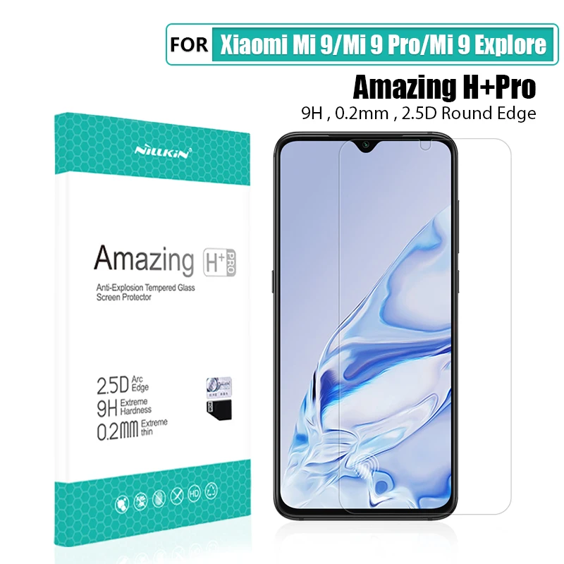Защитное стекло NILLKIN Amazing H/H + Pro/XD 9H для Xiaomi Mi 9 PRO 6 39 дюйма|Защитные стёкла и плёнки| |